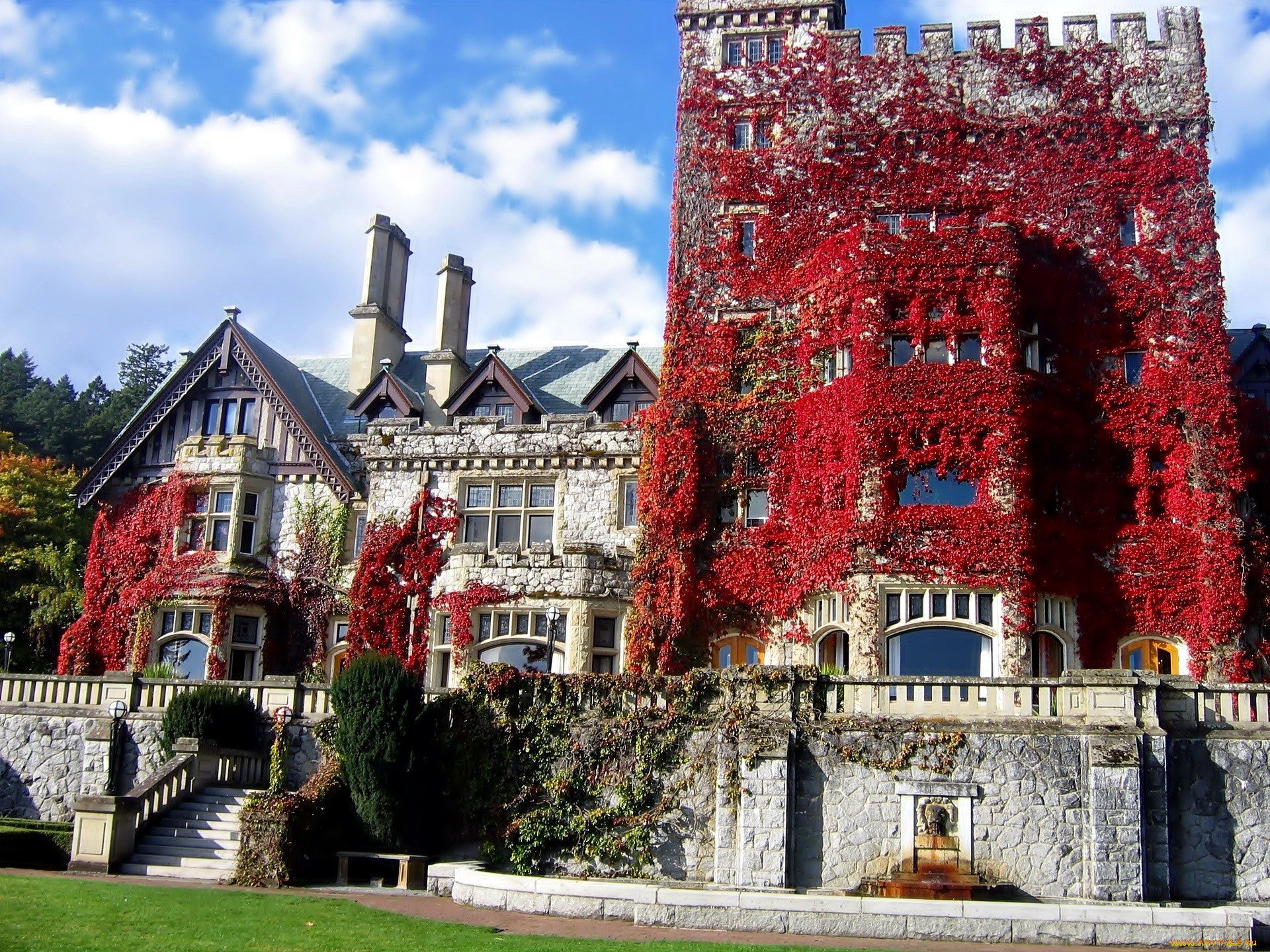 hatley castle, canada, , - ,  ,  , hatley, castle